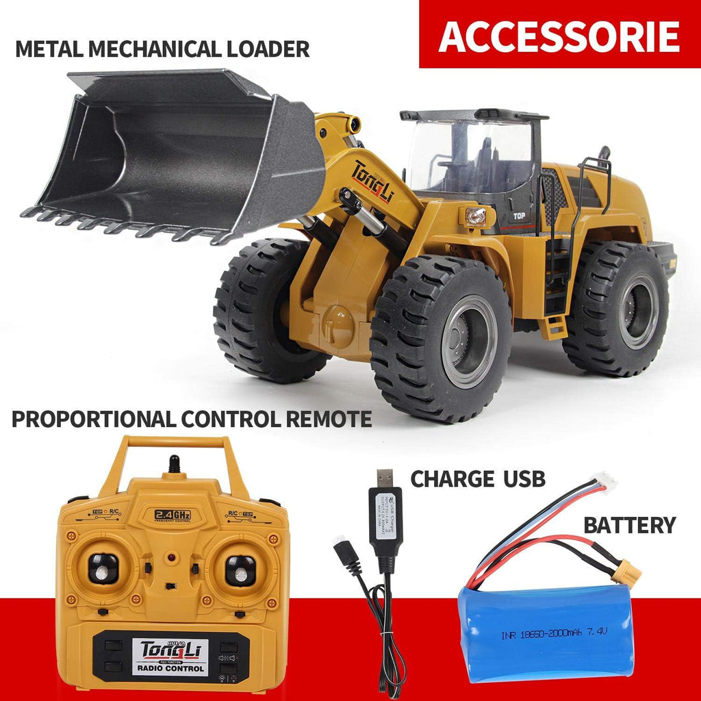 1:14 RC Bulldozer Construction Vehicle W991