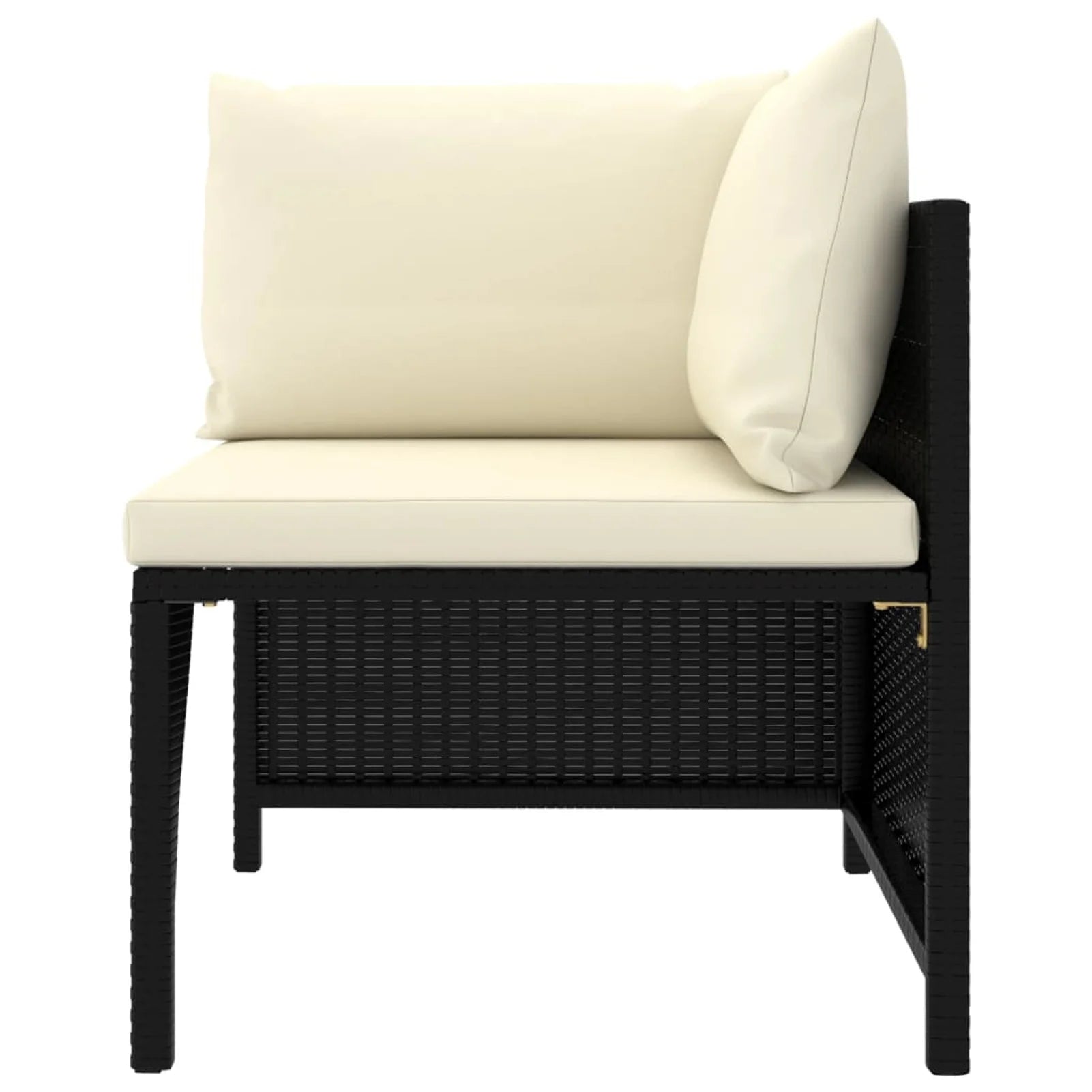 10 Piece Poly Rattan Outdoor Sectional Sofa Set with Cushions S64432
