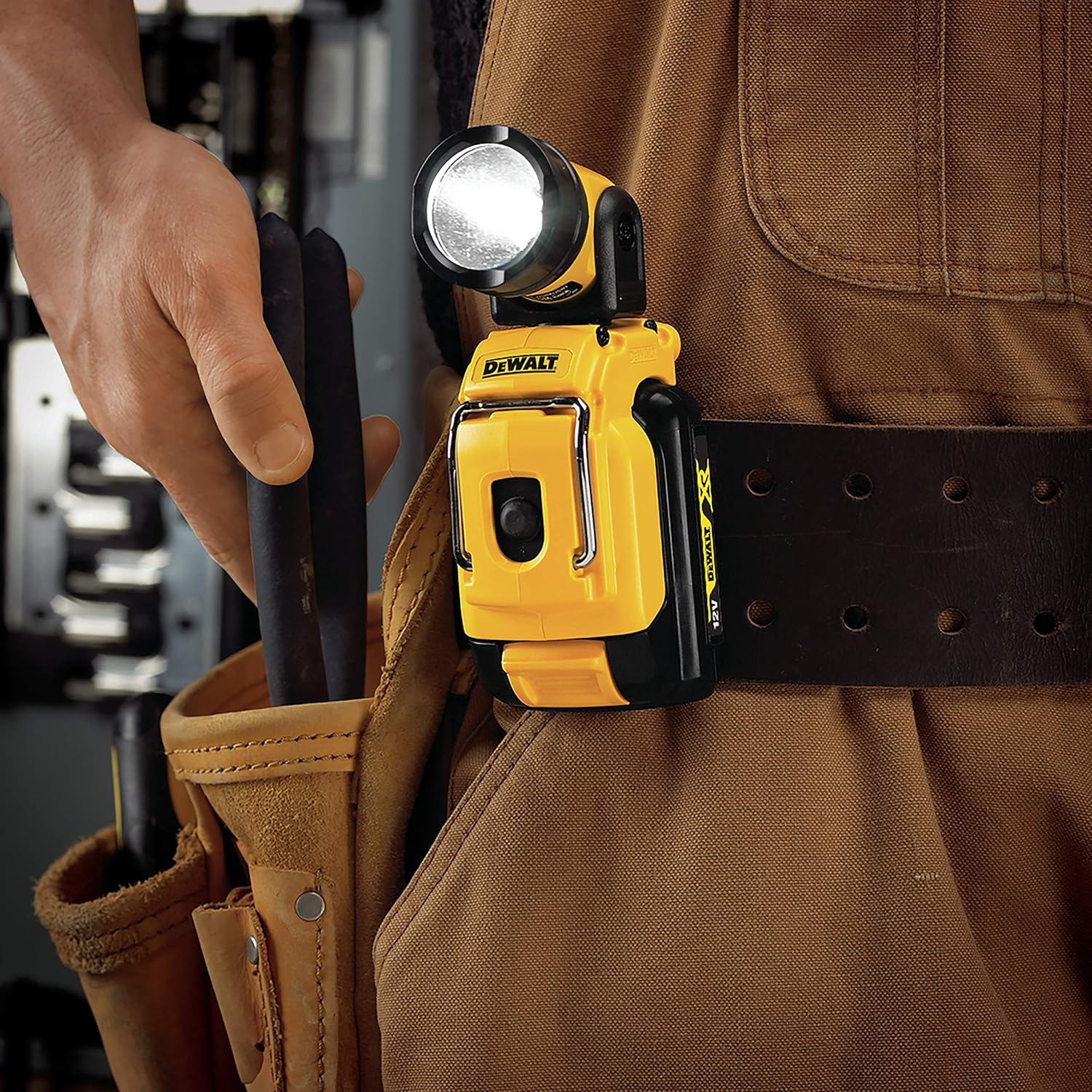 12V MAX LED Hand Held Work Light, Yellow, Pack of 2 K640574