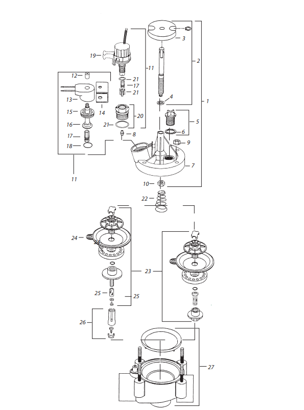 Industrial Irrigation Valve with Self-Cleaning Scrubber M6072