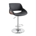 Black Swivel Adjustable Height Bar Stool L149080