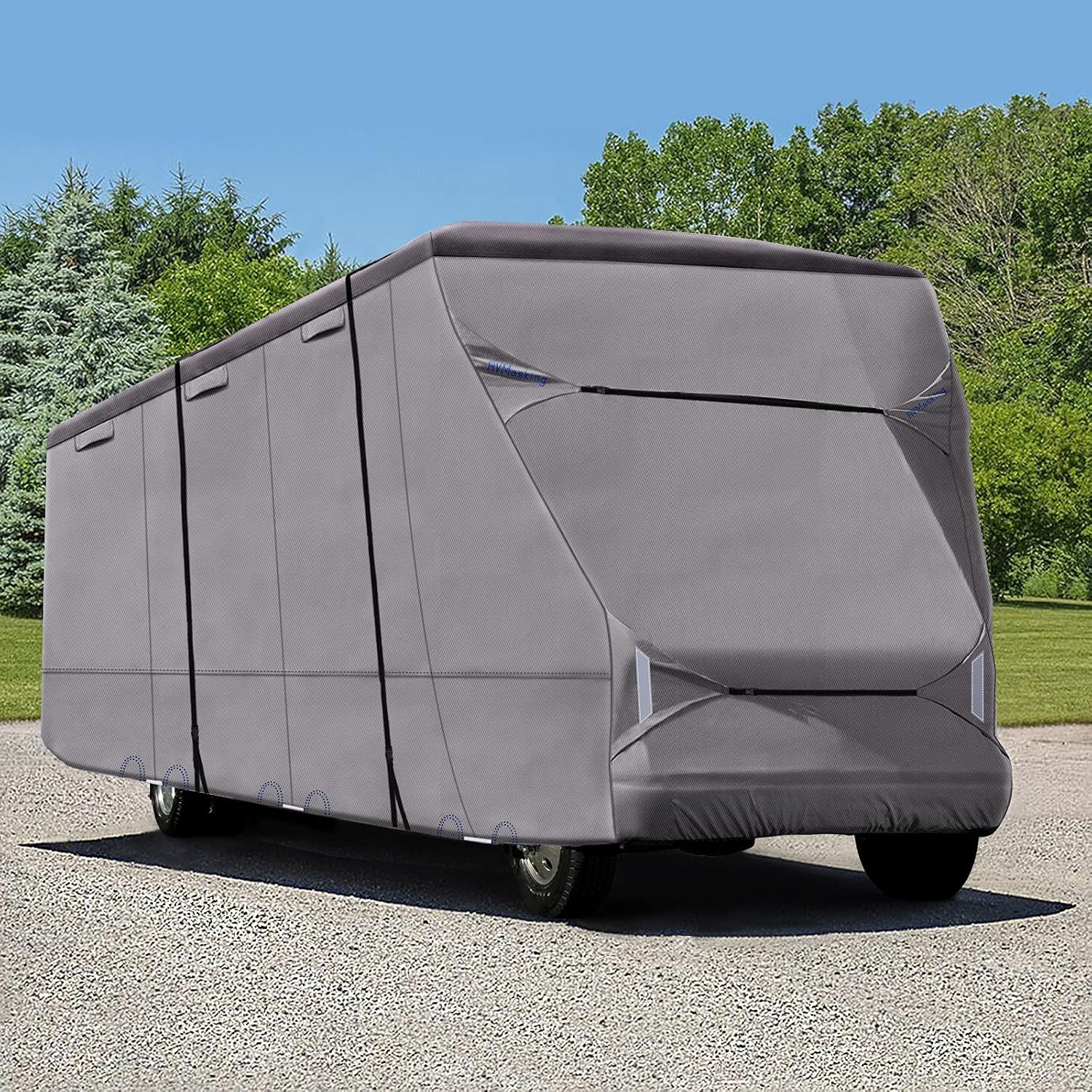 RV Cover Waterproof 4 Tire Covers Gutter Cover Z46971
