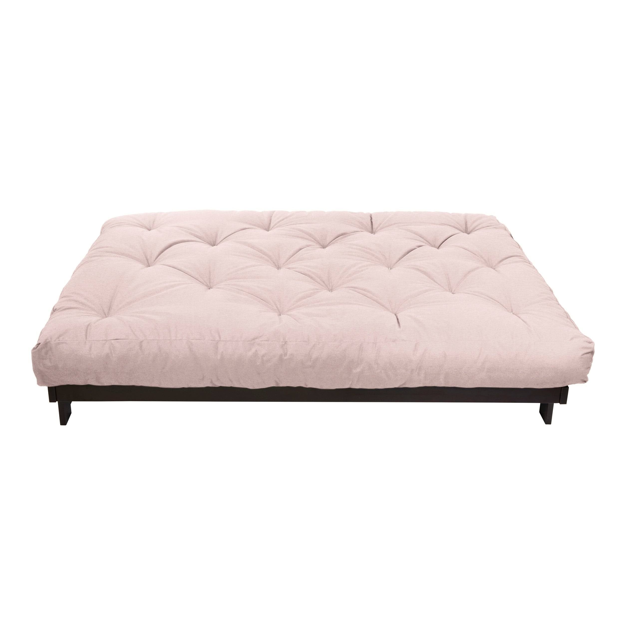 Black Queen-size Dual Latex Futon Mattress R445496