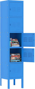 Metal Locker Cabinet with 5 Doors, 5 Tier Shelf I9170