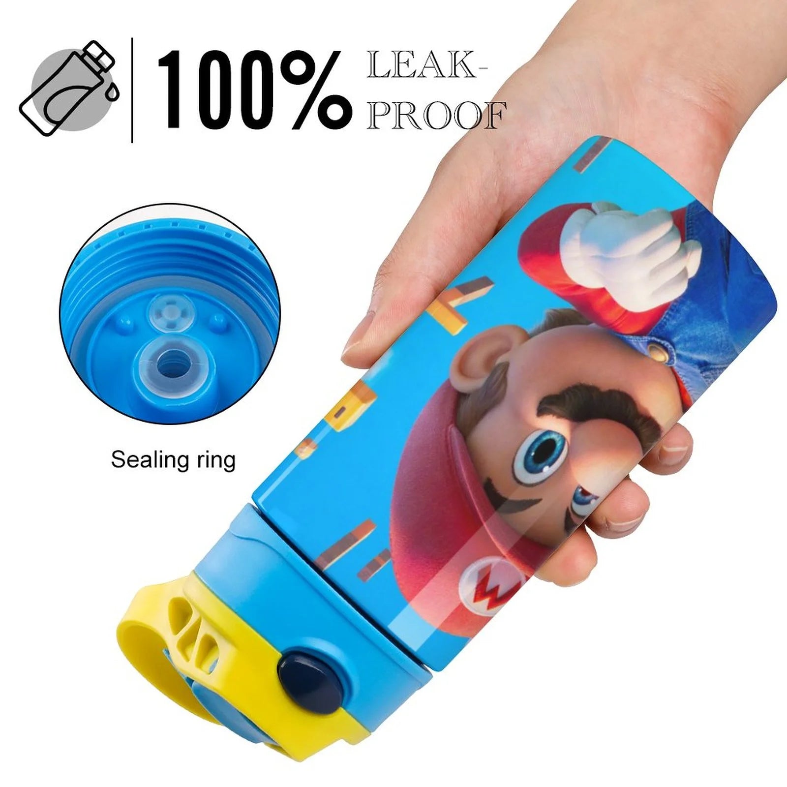 Insulated Stainless Steel Water Bottle with Straw U1952
