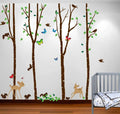 84 Birch Tree Forest Wall Sticker Decal, 7 I4670