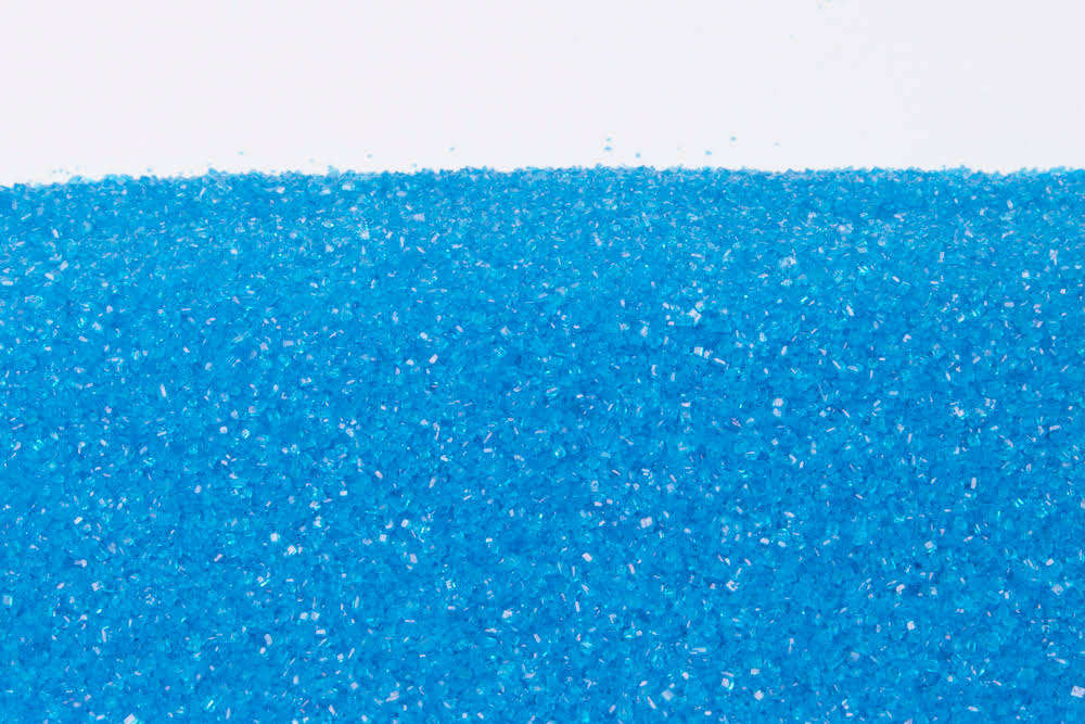 Blue Sanding Sugar (25 Pound CASE) N10217