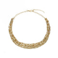 Brass Chunky Chain Link Necklace M56619