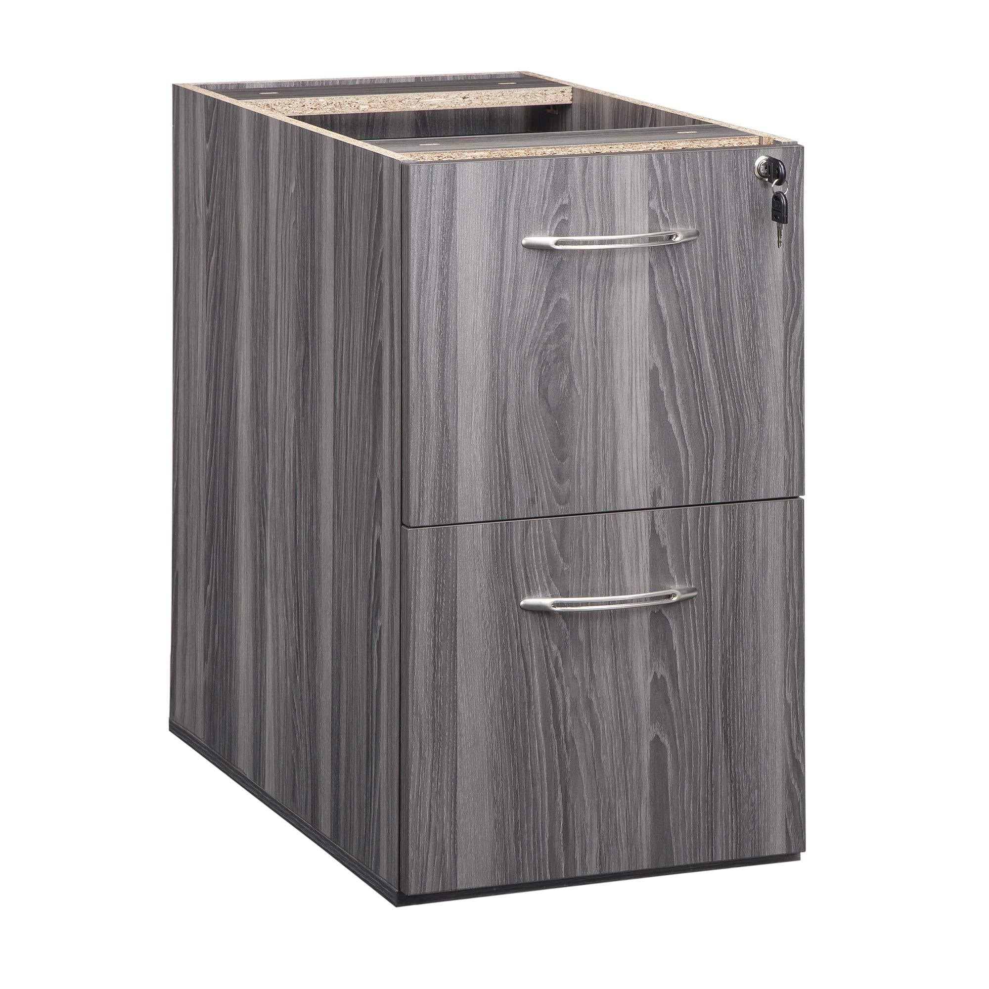 Gray Steel Desk Pedestal D4620