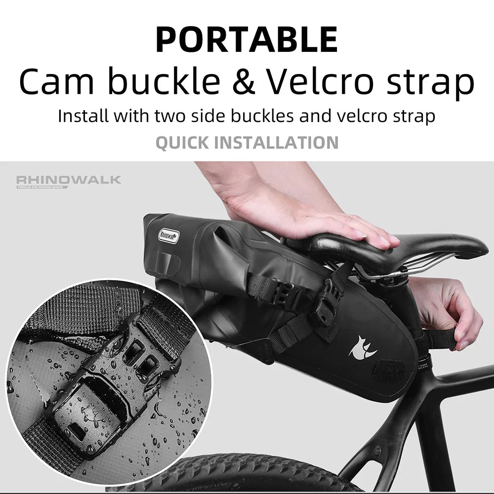 4L Waterproof Bicycle Tail Bag Y997
