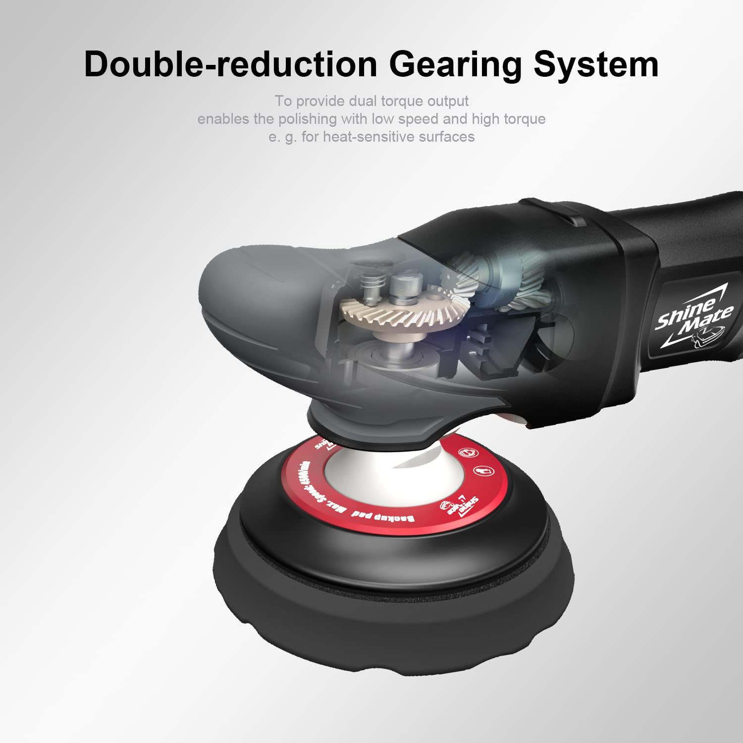Cordless Rotary Polisher Kit 5 Inch with 2 Pcs Li-Ion Batteries 18v 5Ah Y47810
