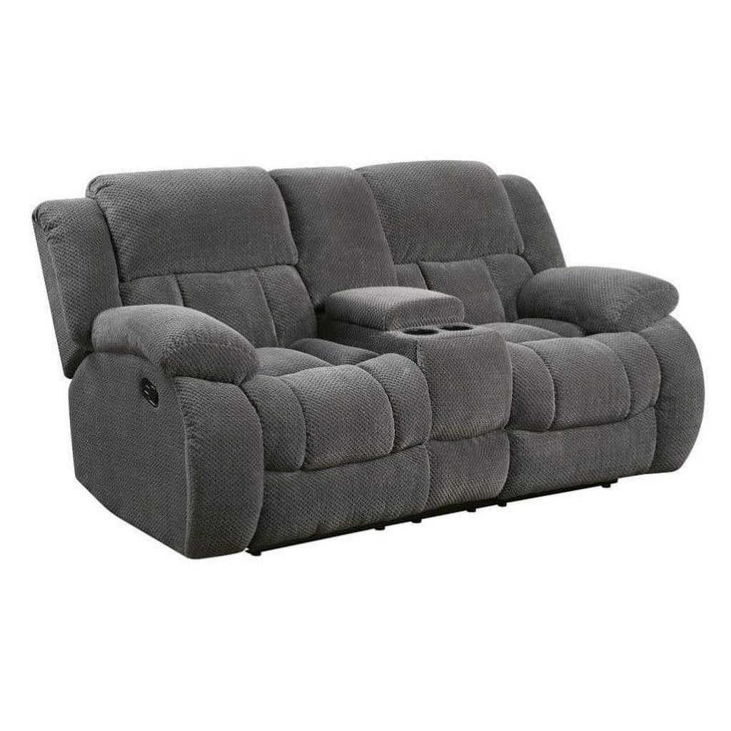 Gray 2 Piece Recliner Sofa Set Q516