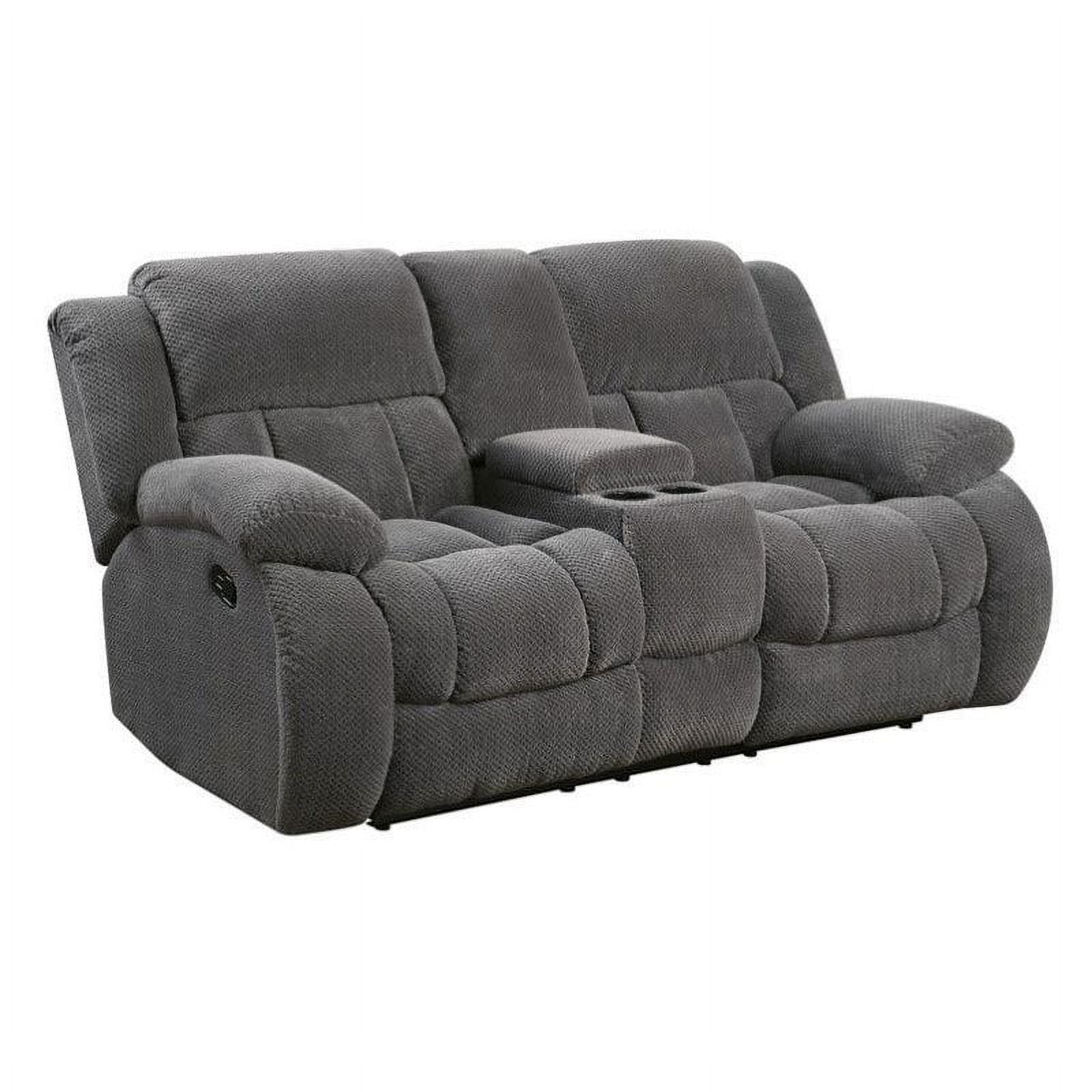 Gray 2 Piece Recliner Sofa Set Q516