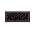 Black Powder Coated Cast Iron Wall Register V227