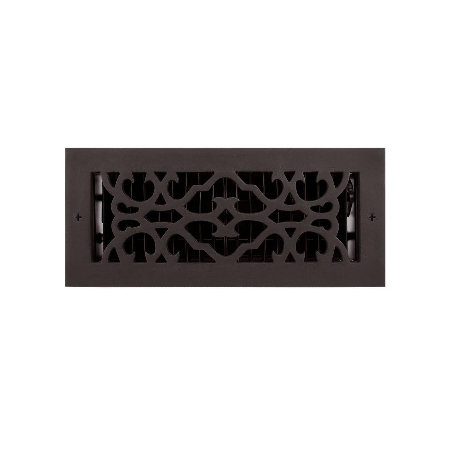 Black Powder Coated Cast Iron Wall Register V227