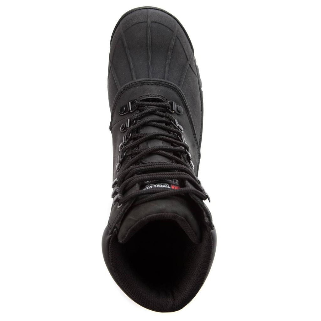 Black Mid Lace Boots Y25300