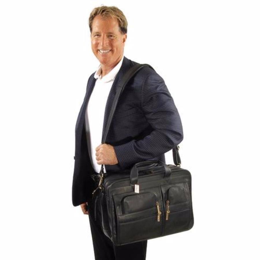 Black Executive Computer Briefcase E45472