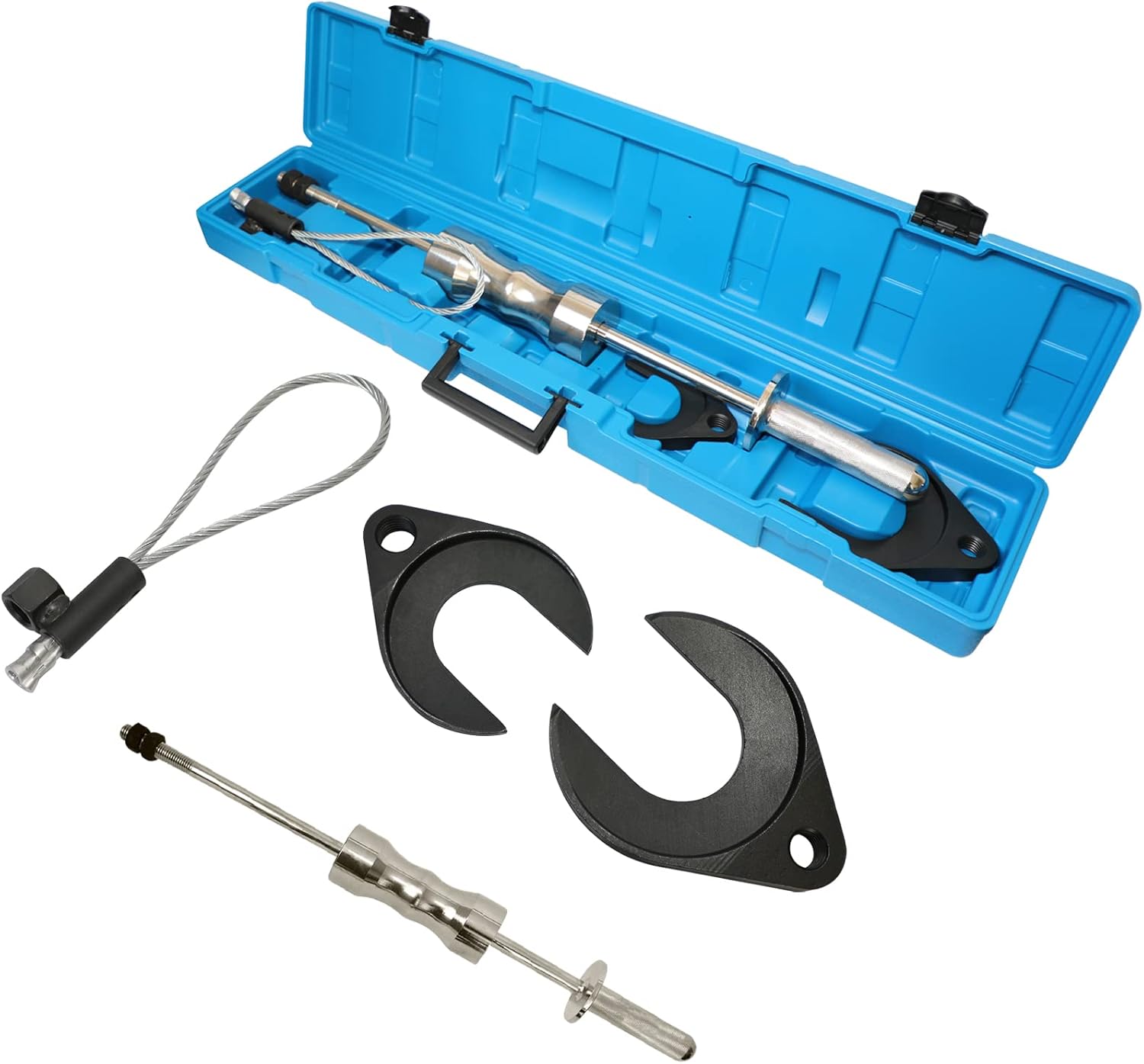 CV Axle Removal Tool Kit Slide Hammer with CV Joint Fork Adapter Attachments H687054