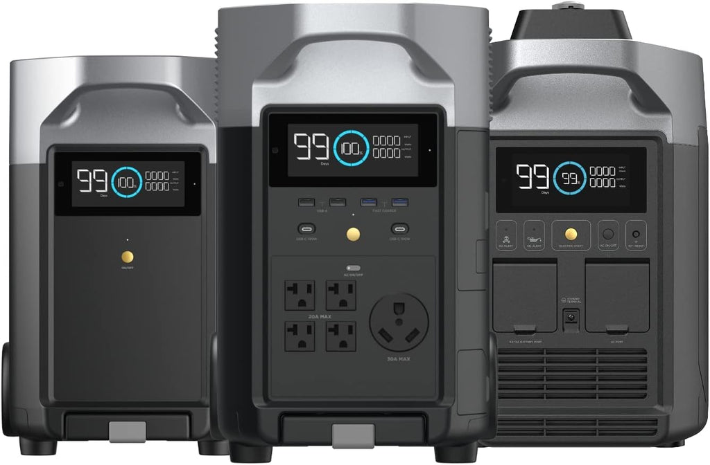 Portable Power Station, 3.6kWh-25kWh, 3600W AC Output L49474