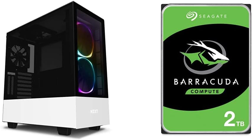 Compact ATX Mid-Tower PC Gaming Case & 650 Watt 80 Plus Bronze Modular Power Supply F29400