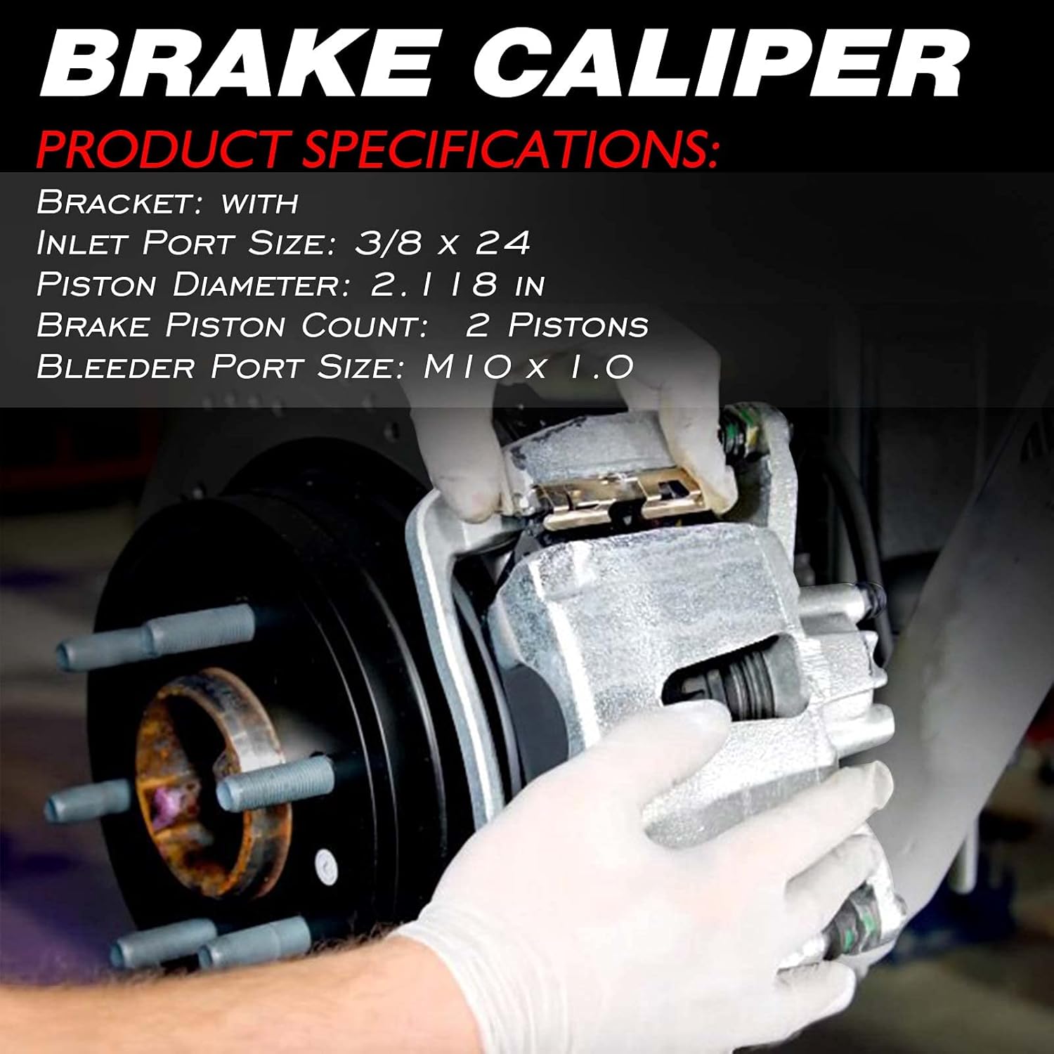 Set of 2 Front Brake Caliper Assembly P69454