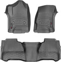 Black Custom Fit FloorLiner for Chevrolet Silverado/GMC Sierra, 1st & 2nd Row I778763