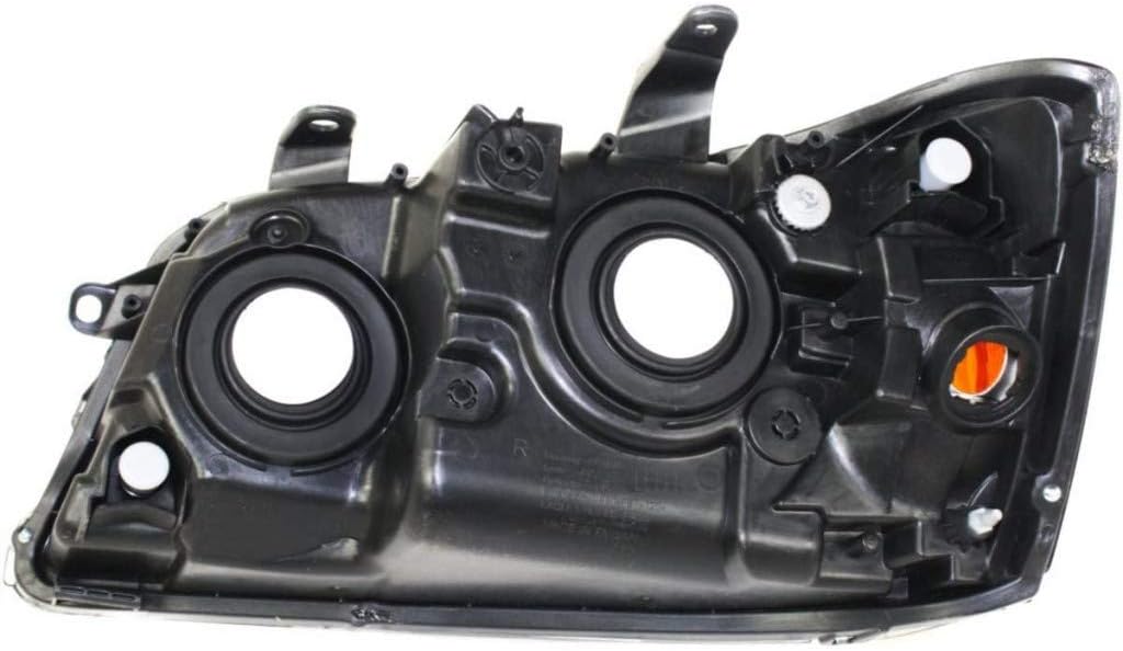 Passenger Side Head Light Assembly with Bulbs C5132
