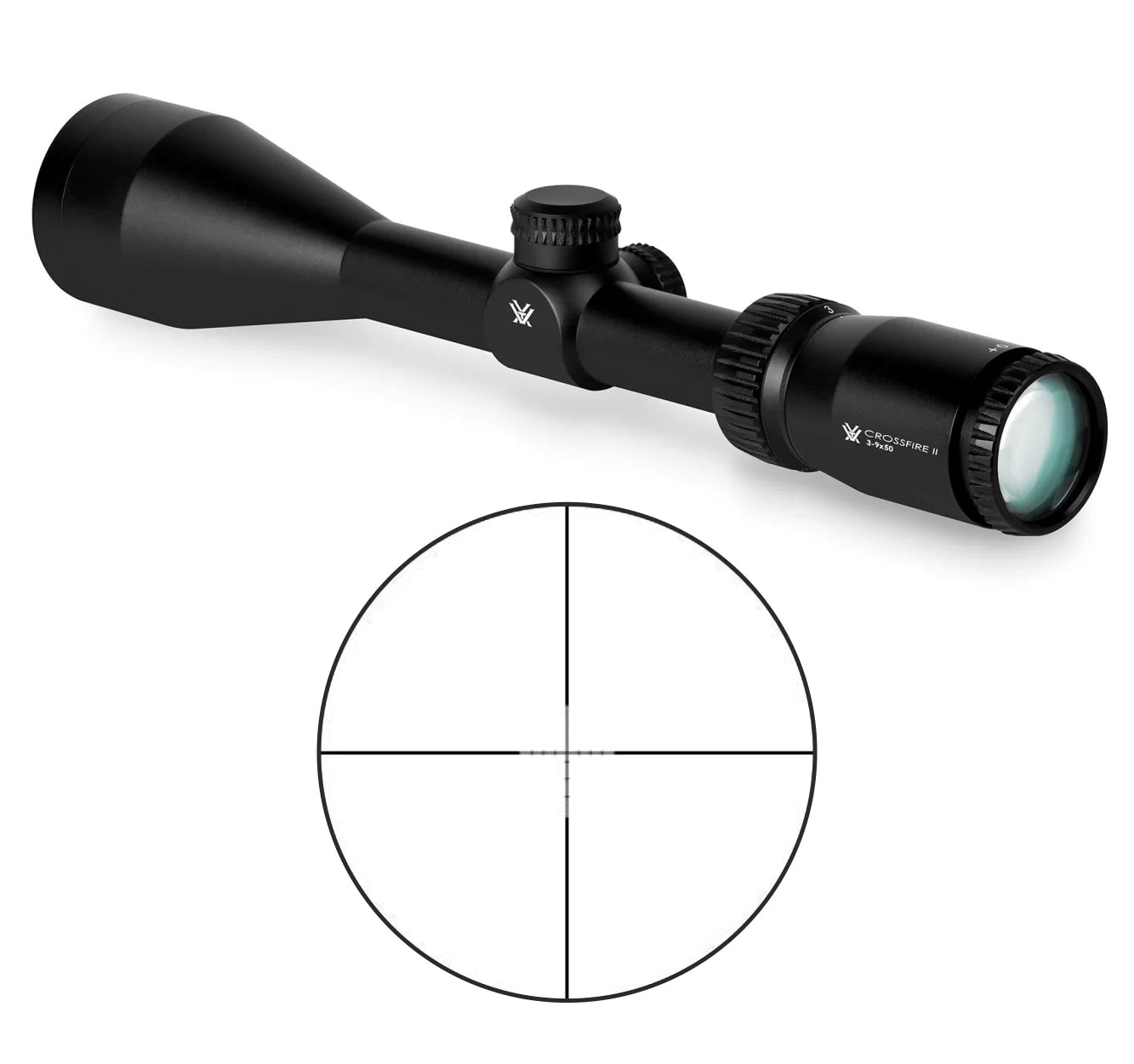 3-9x50 Dead-Hold BDC (MOA) Reticle, 1 inch Tube M68472