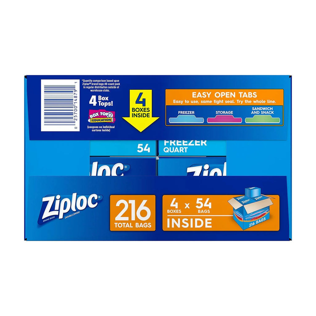 Quart Freezer Bags (216 ct.) Q54608