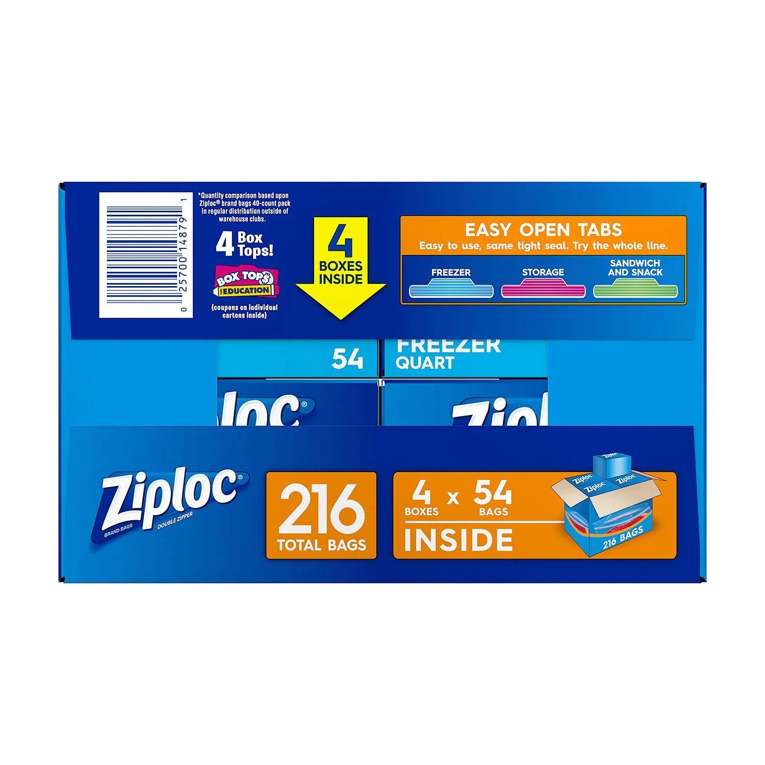 Quart Freezer Bags (216 ct.) Q54608