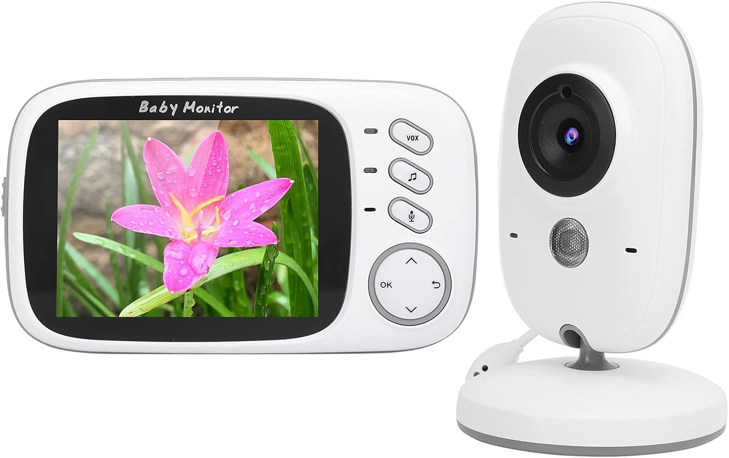 Baby Monitor with 3.2in Video Display and Temperature Monitor U7890