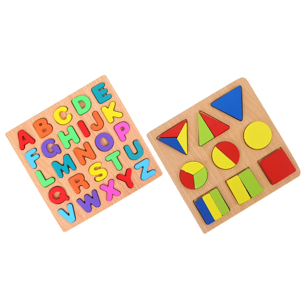 Puzzle Shape Sorter Toys Wooden Playset C60278