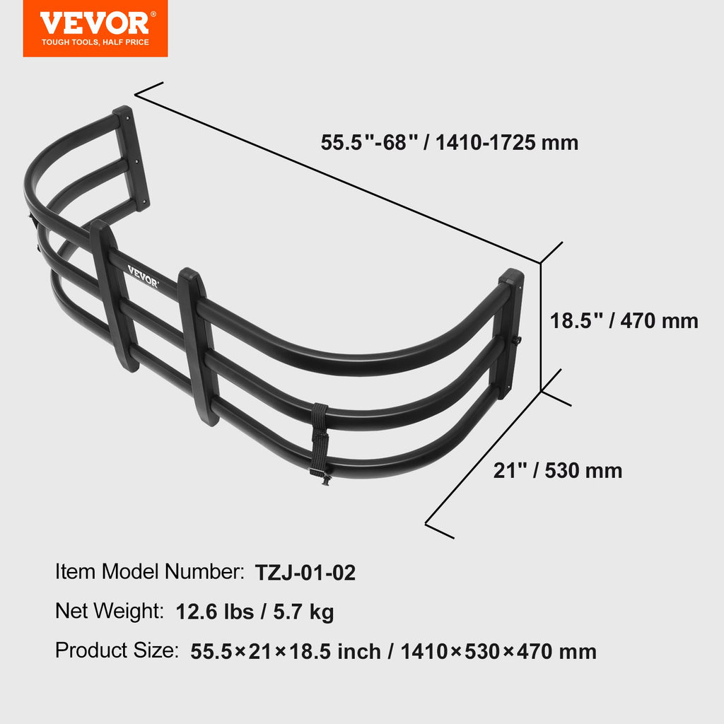 Aluminum Retractable Truck Bed Extender (55.5"-68") X494956