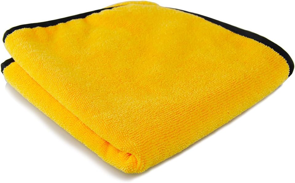Professional Grade Premium Microfiber Towels, Gold (16 Inch x 16 Inch) (Pack of 12) C72733