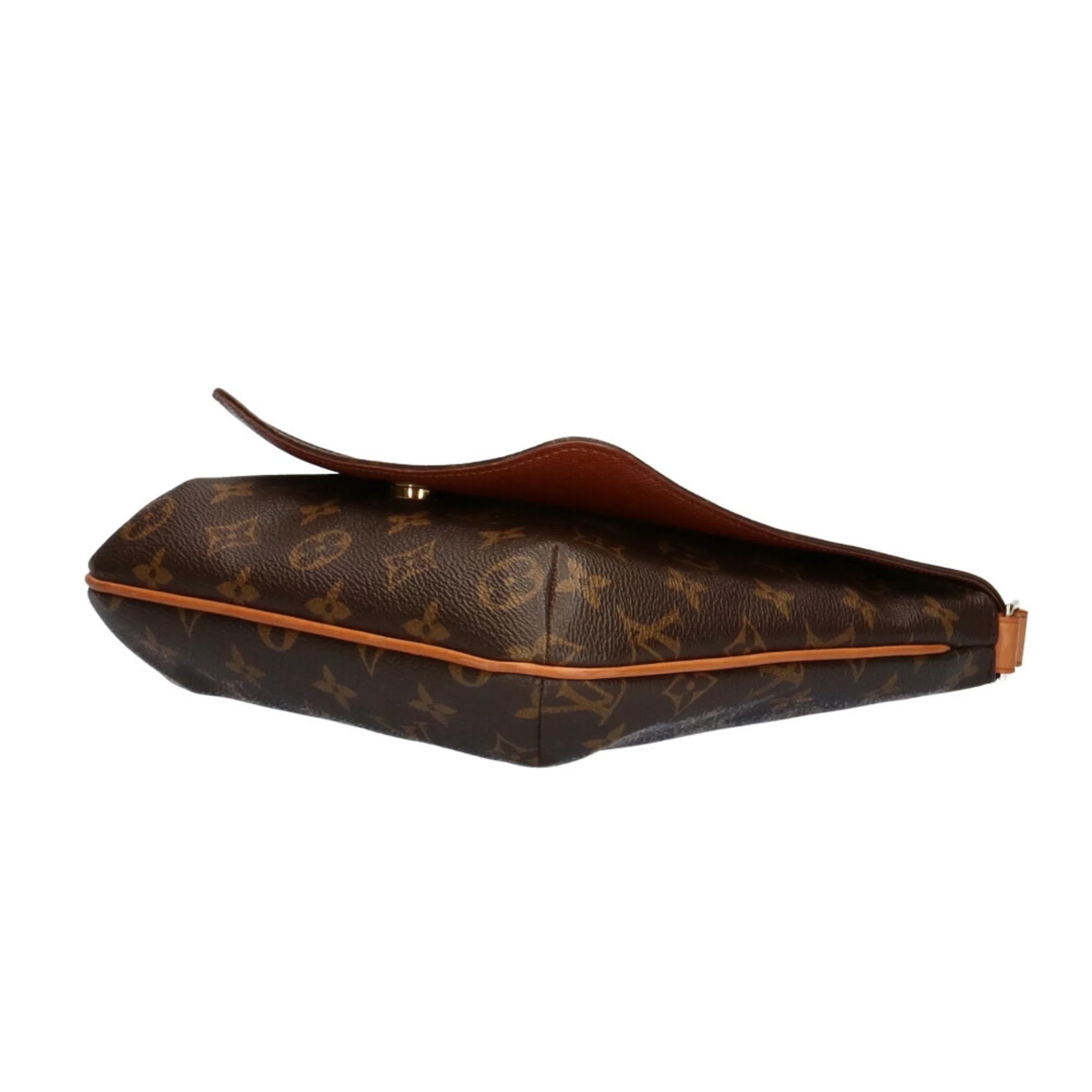 Brown Canvas Shoulder Bag L7037