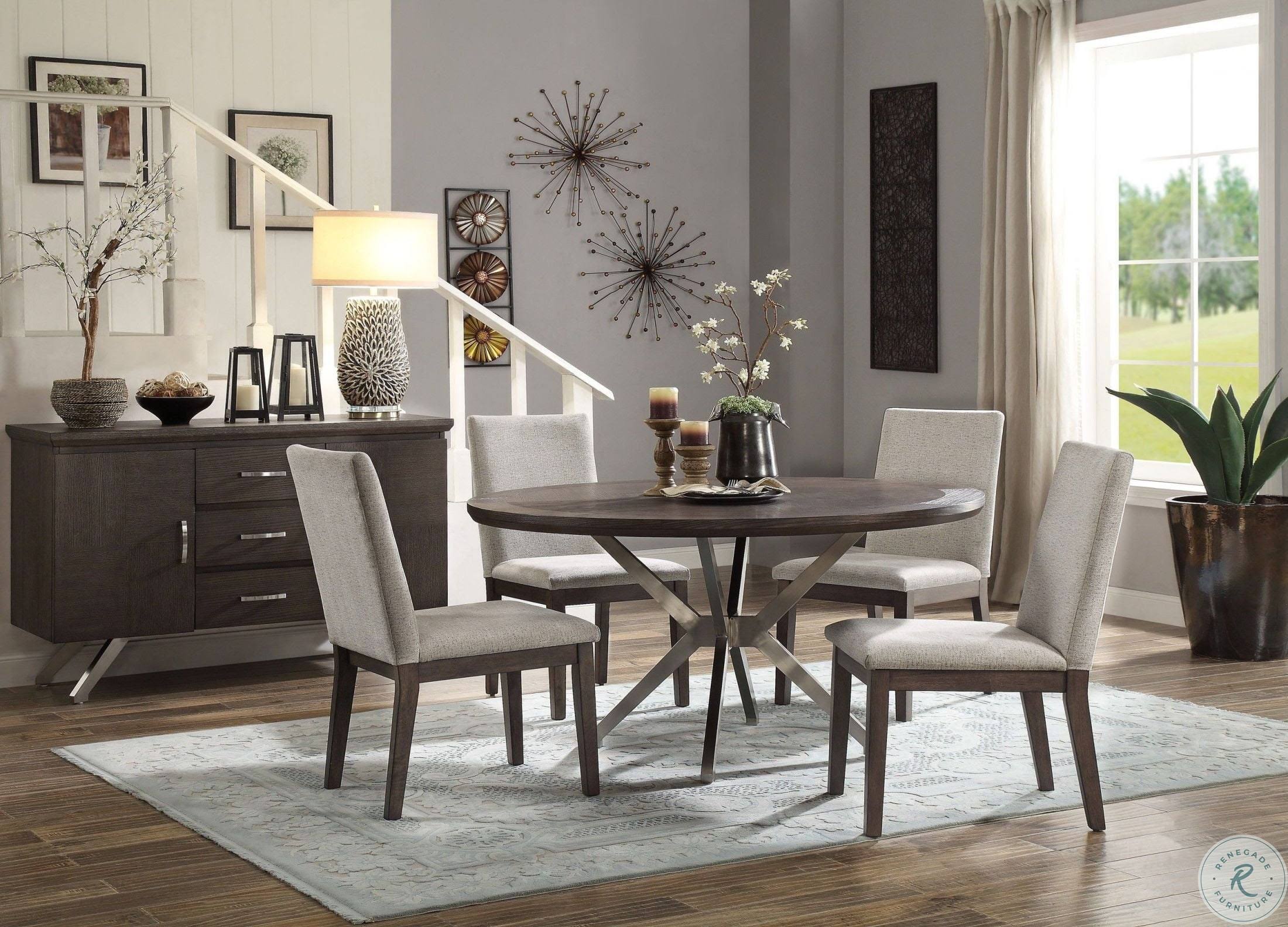 Light Oak Side Chair Set of 2 O7762