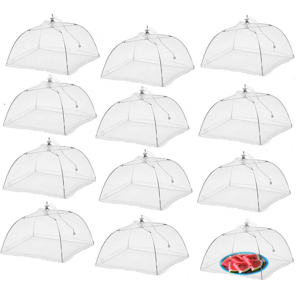 12 Pack 17x17 Pop-Up Mesh Food Covers Y360