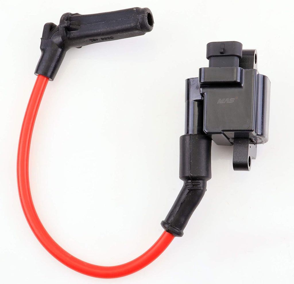 Square Ignition Coil UF271 With Spark Plug Wires (Pack of 8) O5206