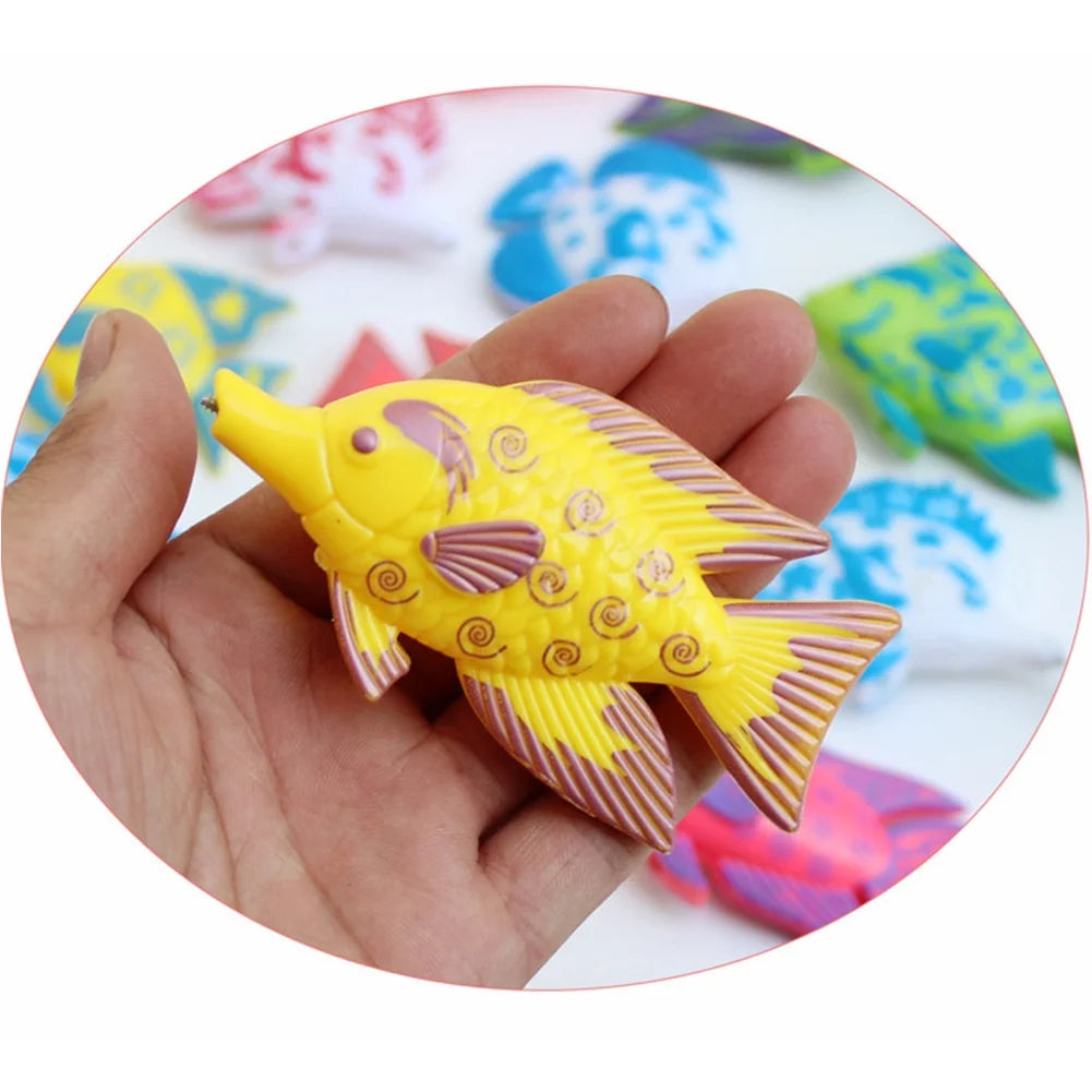 Magnetic Fishing Toy Set with 1 Fishing Rod and 6 Fishes Z30775
